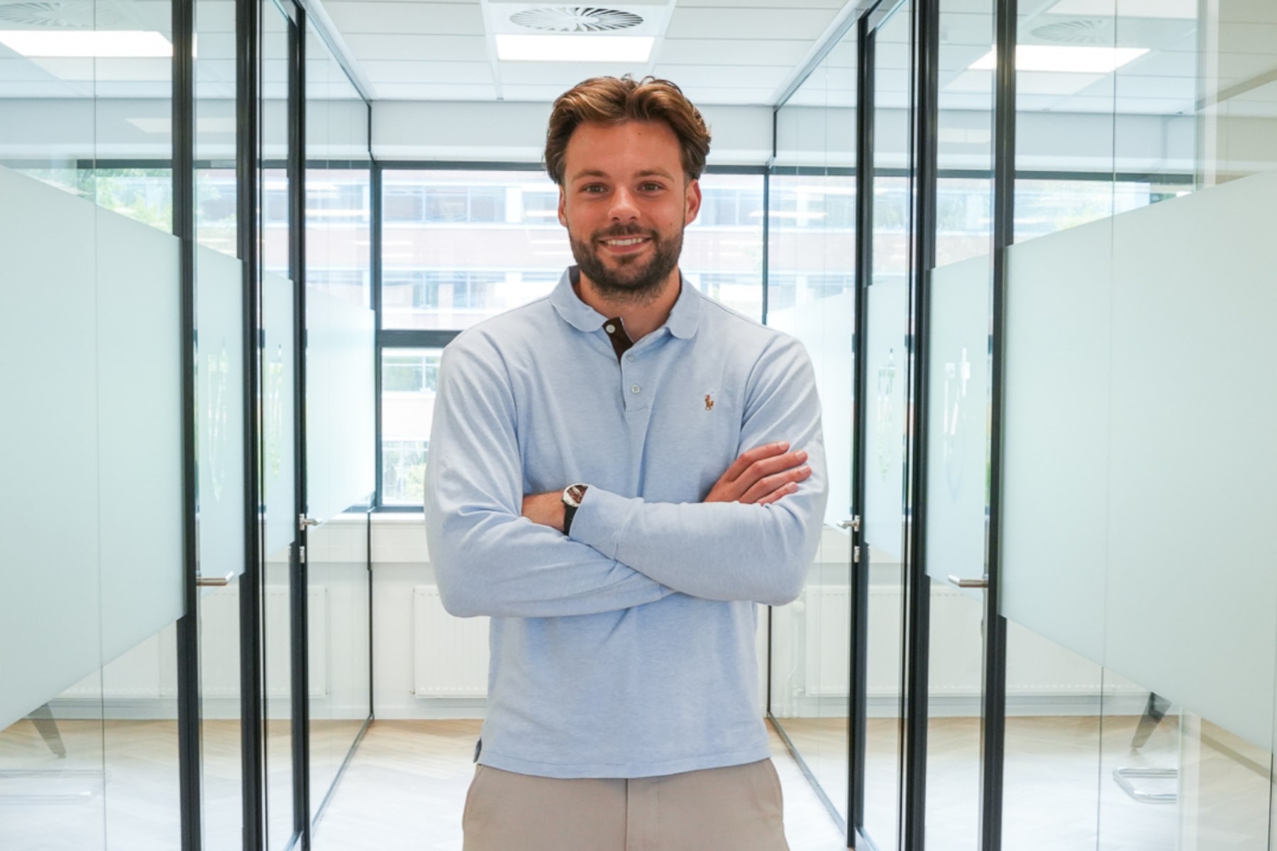 Sebastiaan Stapper op kantoor Marketingrecruiters Schiphol-Rijk